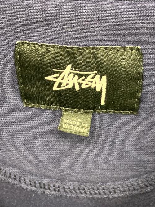 stussy（ステューシー）stussy (ステューシー) ハーフジップスウェット ネイビー サイズ:XLの古着・服飾アイテム