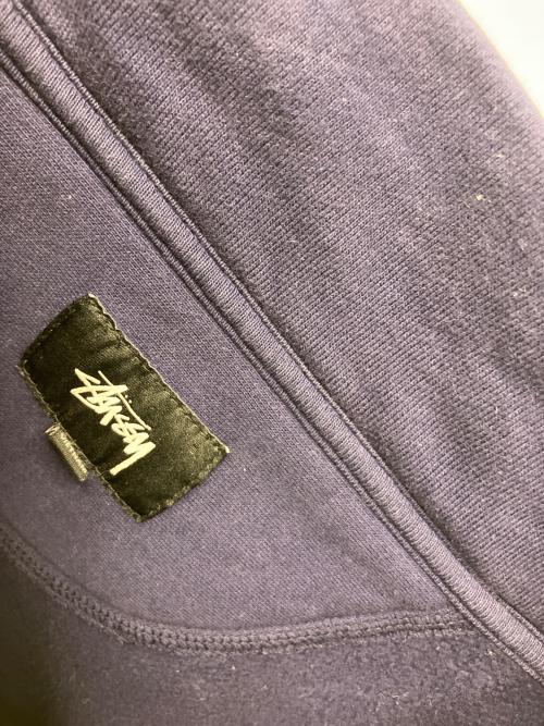 stussy（ステューシー）stussy (ステューシー) ハーフジップスウェット ネイビー サイズ:XLの古着・服飾アイテム