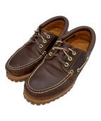 Timberlandティンバーランド）の古着「デッキシューズ」｜ブラウン