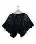 ISSEY MIYAKE (イッセイミヤケ) カッティングメッシュドルマンニットプルオーバー トップス ブラック サイズ:2：17000円