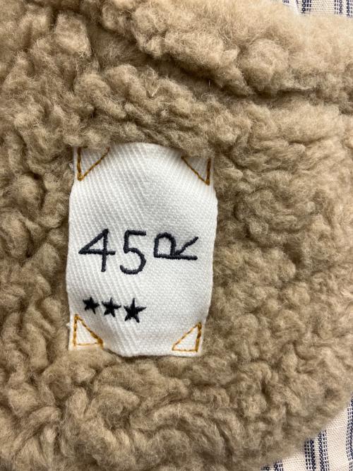 45R（フォーティファイブ・アール）45R (フォーティファイブ・アール) ボアベスト ベージュ サイズ:3の古着・服飾アイテム