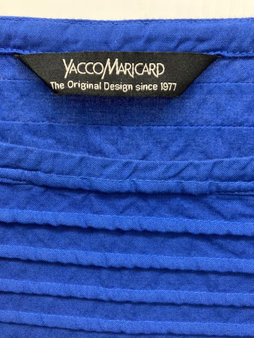 YACCO MARICARD（ヤッコマリカルド）YACCO MARICARD (ヤッコマリカルド) 長袖ブラウス ブルー サイズ:Nの古着・服飾アイテム