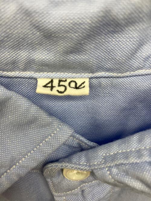 45R（フォーティファイブ・アール）45R (フォーティファイブ・アール) 長袖シャツ スカイブルー サイズ:3の古着・服飾アイテム
