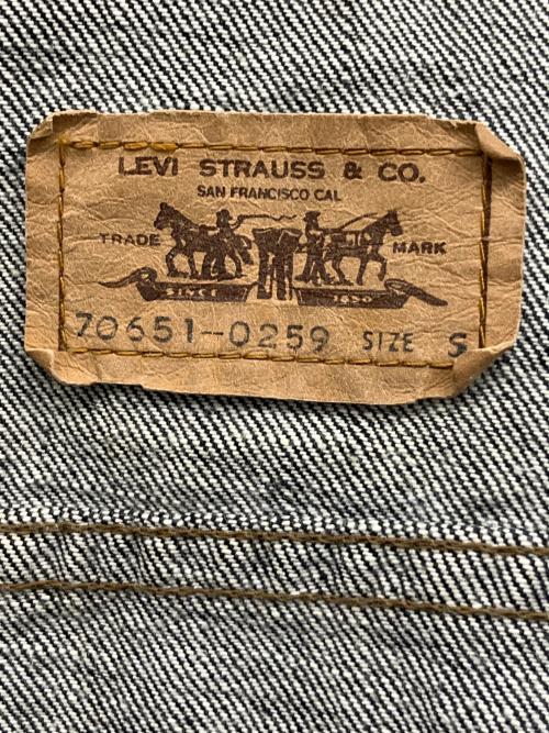 LEVI'S（リーバイス）LEVI'S (リーバイス) デニムジャケット ブラック サイズ:Sの古着・服飾アイテム