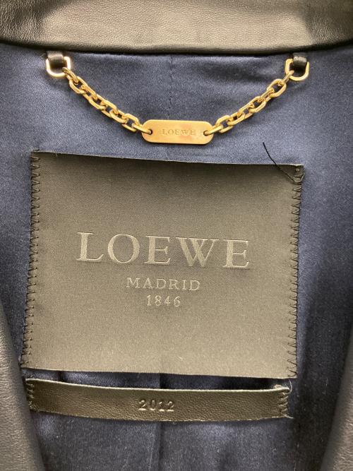 LOEWE（ロエベ）LOEWE (ロエベ) テーラードジャケット ブラック サイズ:46の古着・服飾アイテム