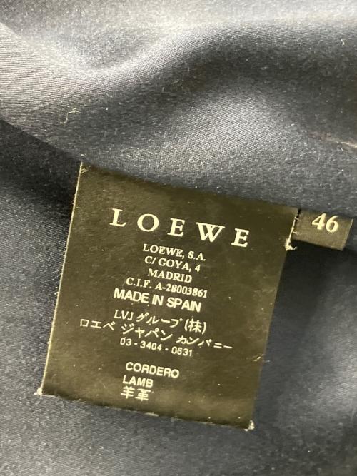 LOEWE（ロエベ）LOEWE (ロエベ) テーラードジャケット ブラック サイズ:46の古着・服飾アイテム