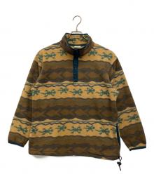 L.L.Bean（エルエルビーン）の古着「フリースジャケット」｜ブラウン×イエロー