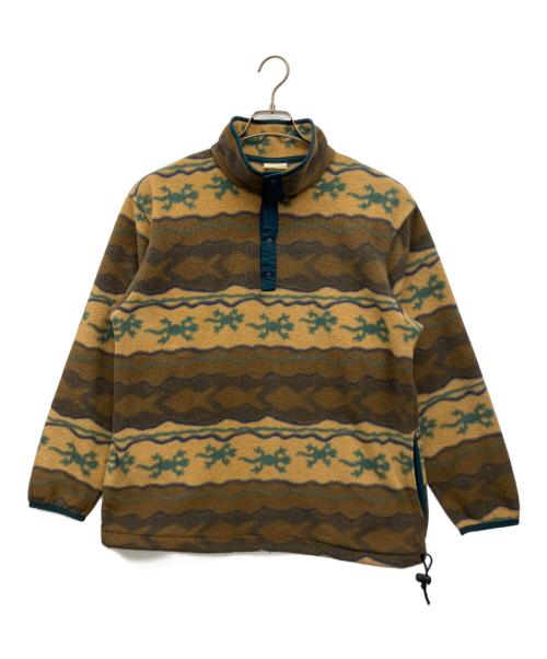 L.L.Bean（エルエルビーン）L.L.Bean (エルエルビーン) フリースジャケット ブラウン×イエロー サイズ:‐の古着・服飾アイテム
