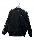 adidasアディダス）の古着「トラックジャケット」｜ブラック