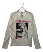 Hysteric Glamourヒステリックグラマー）の古着「ロングスリーブTシャツ」｜ホワイト
