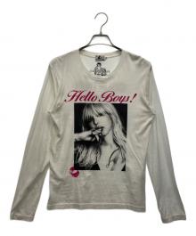 Hysteric Glamour（ヒステリックグラマー）の古着「ロングスリーブTシャツ」｜ホワイト