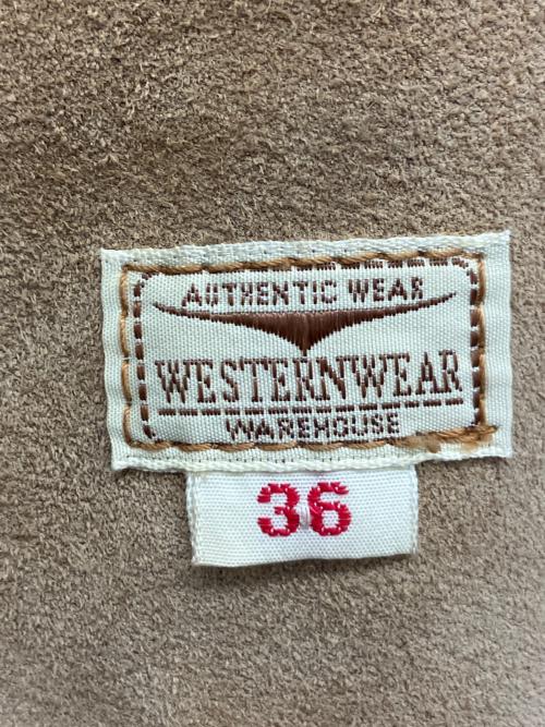 WAREHOUSE（ウエアハウス）WAREHOUSE (ウエアハウス) ウエスタンジャケット ベージュ サイズ:36の古着・服飾アイテム