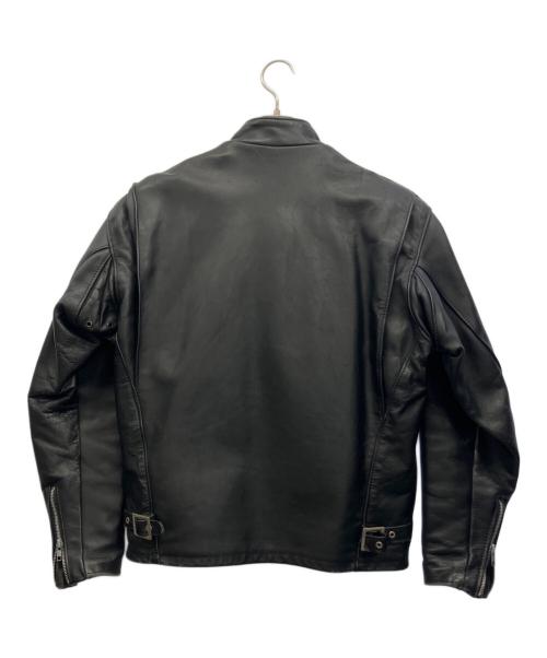 Schott（ショット）Schott (ショット) シングルライダースジャケット ブラック サイズ:38の古着・服飾アイテム