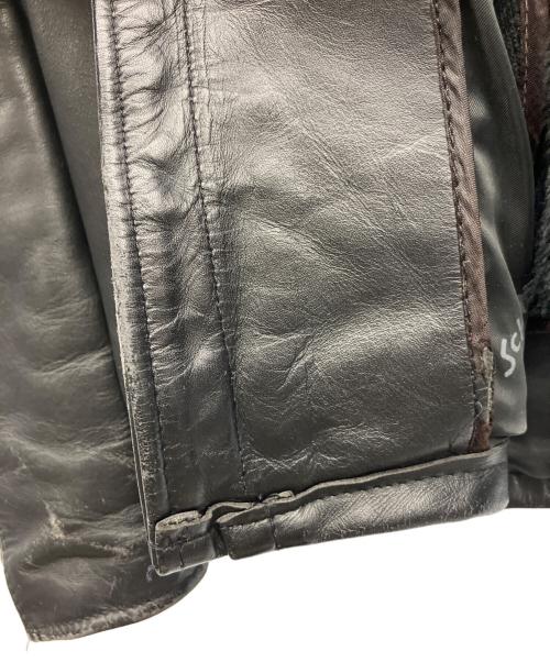 Schott（ショット）Schott (ショット) シングルライダースジャケット ブラック サイズ:38の古着・服飾アイテム