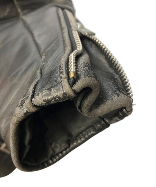 Schott（ショット）Schott (ショット) シングルライダースジャケット ブラック サイズ:38の古着・服飾アイテム
