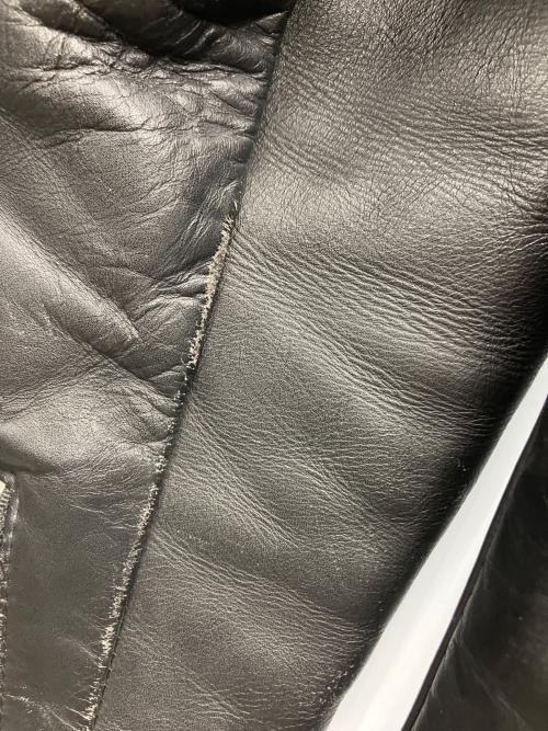 Schott（ショット）Schott (ショット) シングルライダースジャケット ブラック サイズ:38の古着・服飾アイテム