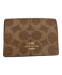 COACH（コーチ）の古着「3つ折り財布」｜ブラウン