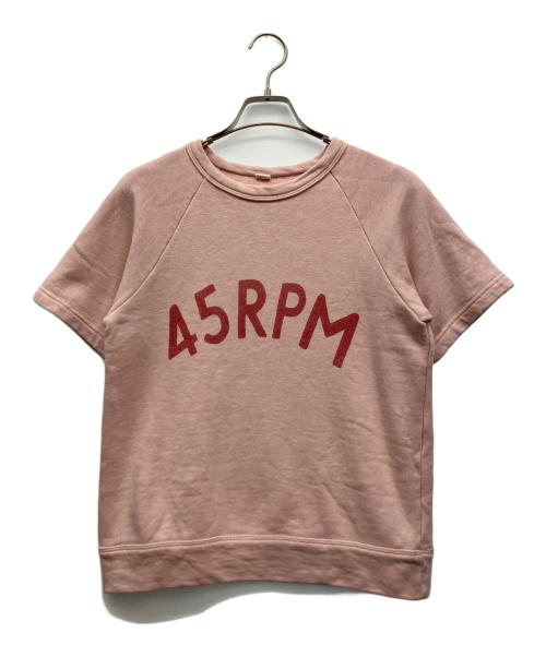 45rpm（45アールピーエム）45rpm (45アールピーエム) 半袖カットソー ピンク サイズ:2の古着・服飾アイテム
