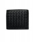 BOTTEGA VENETA (ボッテガベネタ) 2つ折り財布 ブラック イントレチャート 193642 369A：34800円
