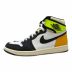 NIKE (ナイキ) AIR JORDAN1 RETRO HIGH OG ブラック×ホワイト サイズ:27.5㎝：8000円
