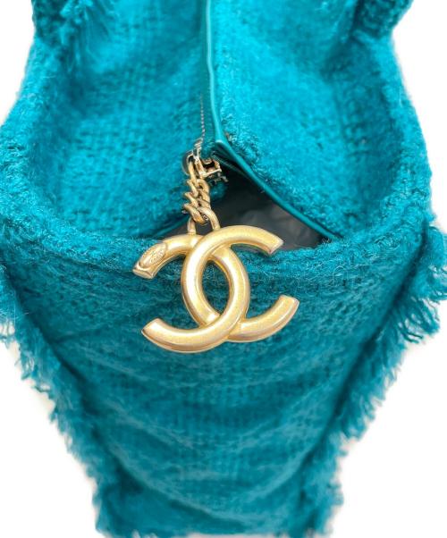 CHANEL（シャネル）CHANEL (シャネル) ラージジップショッピングバッグ グリーンの古着・服飾アイテム