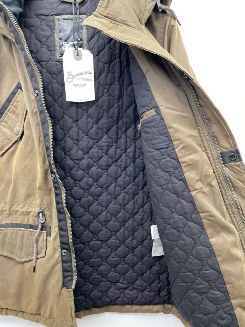 Denham（デンハム）Denham (デンハム) コーティング中綿コート オリーブ サイズ:S 未使用品の古着・服飾アイテム