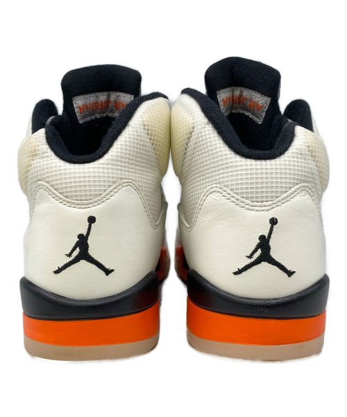 NIKE（ナイキ）NIKE (ナイキ) AIR JORDAN 5 RETRO Orange Blaze ホワイト×オレンジ サイズ:27cmの古着・服飾アイテム