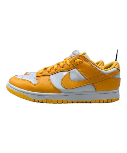 NIKE（ナイキ）NIKE (ナイキ) WMNS Dunk Low イエロー×ホワイト サイズ:28.5cmの古着・服飾アイテム
