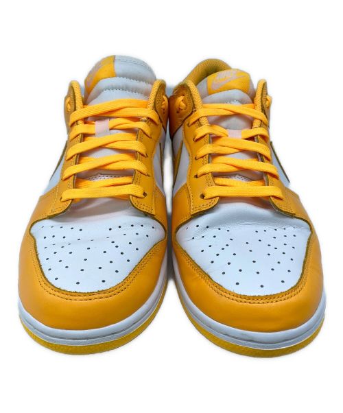 NIKE（ナイキ）NIKE (ナイキ) WMNS Dunk Low イエロー×ホワイト サイズ:28.5cmの古着・服飾アイテム