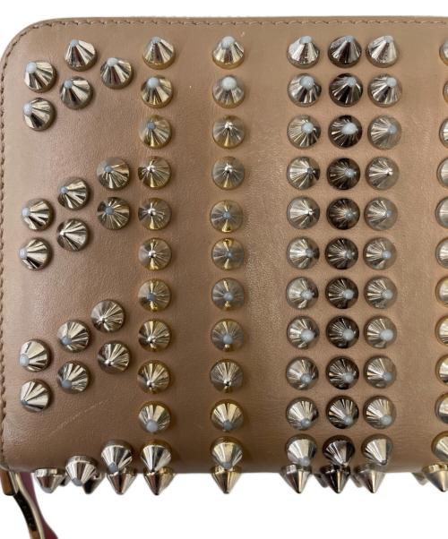 Christian Louboutin（クリスチャン・ルブタン）Christian Louboutin (クリスチャン・ルブタン) ラウンドファスナー財布 ピンクの古着・服飾アイテム