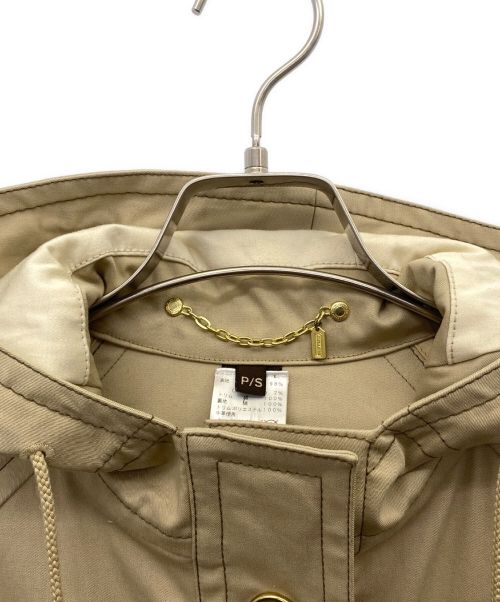COACH（コーチ）COACH (コーチ) ポンチョコート ベージュ サイズ:Sの古着・服飾アイテム