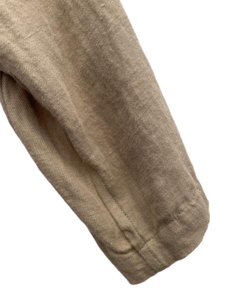 TISSU（ティシュ）TISSU (ティシュ) ヴィンテージリネン ポンチョジャケット ベージュ サイズ:-の古着・服飾アイテム
