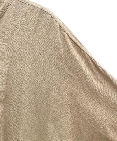 TISSU（ティシュ）TISSU (ティシュ) ヴィンテージリネン ポンチョジャケット ベージュ サイズ:-の古着・服飾アイテム