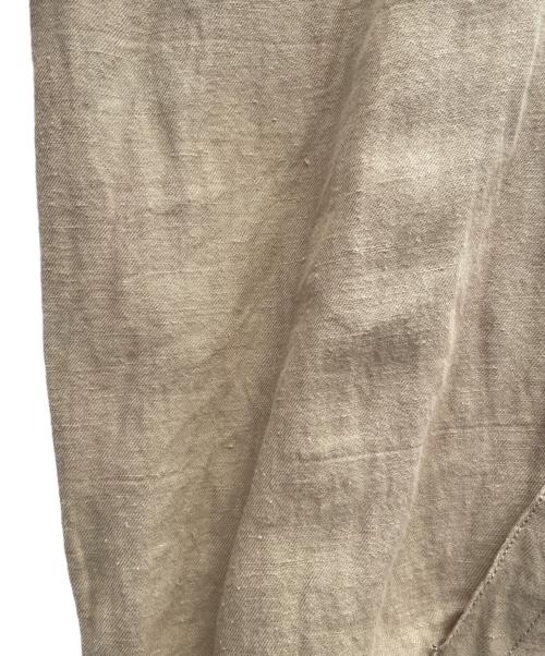 TISSU（ティシュ）TISSU (ティシュ) ヴィンテージリネン ポンチョジャケット ベージュ サイズ:-の古着・服飾アイテム