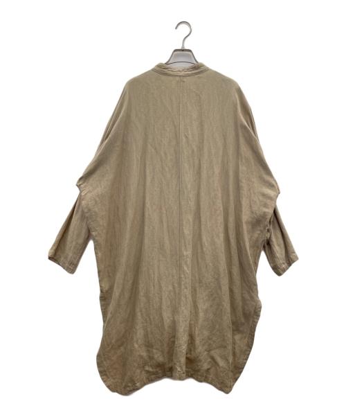 TISSU（ティシュ）TISSU (ティシュ) ヴィンテージリネン ポンチョジャケット ベージュ サイズ:-の古着・服飾アイテム