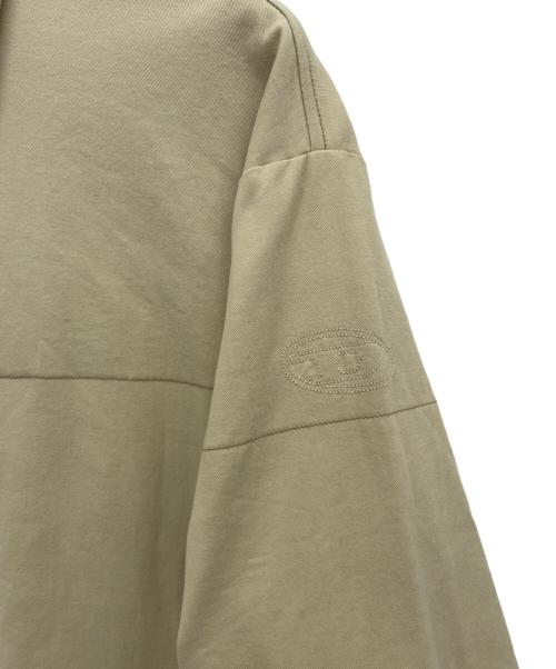 DIESEL（ディーゼル）DIESEL (ディーゼル) スナップシャツジャケット アイボリー サイズ:Mの古着・服飾アイテム