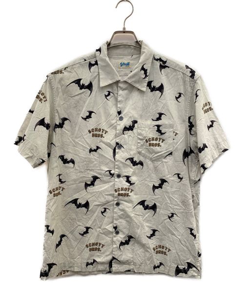 SCHOTT BROS.（ショット）SCHOTT BROS. (ショットブロス) アロハシャツ グレー×ブラック サイズ:Mの古着・服飾アイテム