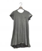 sacaiサカイ）の古着「カットソーワンピース」｜グレー