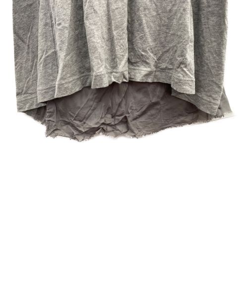 sacai（サカイ）sacai (サカイ) カットソーワンピース グレー サイズ:Mの古着・服飾アイテム