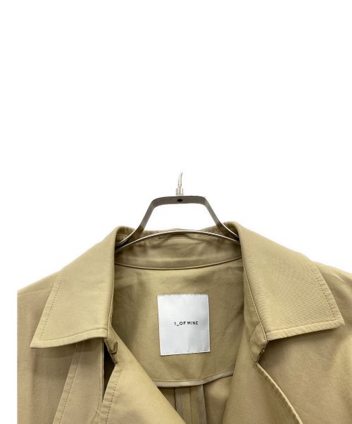 1 OF MINE（ワンオブマイン）1 OF MINE (ワンオブマイン) トレンチコート ベージュ サイズ:38 未使用品の古着・服飾アイテム