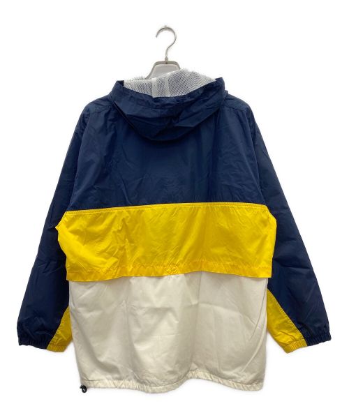 NIKE（ナイキ）NIKE (ナイキ) アノラックパーカー ネイビー×イエロー サイズ:Mの古着・服飾アイテム