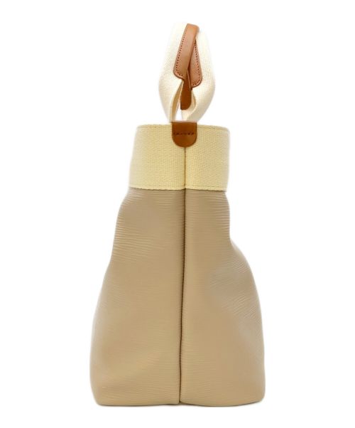 Breath TOPKAPI（ブレストプカピ）Breath TOPKAPI (ブレストプカピ) ハンドバッグ ベージュの古着・服飾アイテム