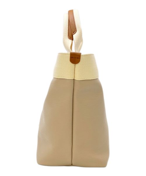 Breath TOPKAPI（ブレストプカピ）Breath TOPKAPI (ブレストプカピ) ハンドバッグ ベージュの古着・服飾アイテム