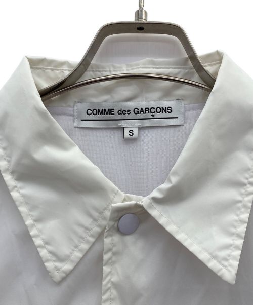 COMME des GARCONS（コムデギャルソン）COMME des GARCONS (コムデギャルソン) コーチジャケット ホワイト サイズ:Sの古着・服飾アイテム