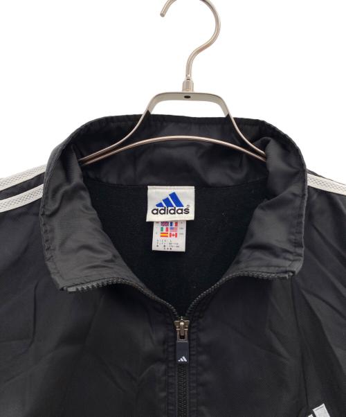 adidas（アディダス）adidas (アディダス) セットアップジャージ ブラック×ホワイト サイズ:Ｌの古着・服飾アイテム
