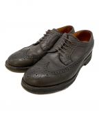 Aldenオールデン）の古着「ウィングチップシューズ」｜ブラウン