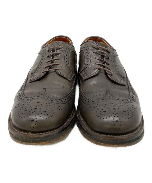Alden（オールデン）Alden (オールデン) ウィングチップシューズ ブラウン サイズ:8Dの古着・服飾アイテム