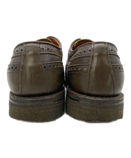 Alden（オールデン）Alden (オールデン) ウィングチップシューズ ブラウン サイズ:8Dの古着・服飾アイテム