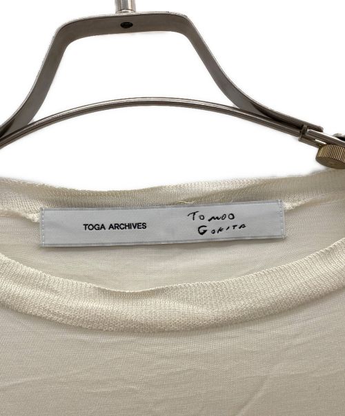 TOGA ARCHIVES（トーガアーカイブス）TOGA ARCHIVES (トーガアーカイブス) 半袖カットソー アイボリー サイズ:38の古着・服飾アイテム