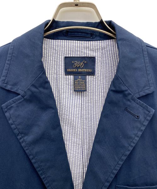 346 BROOKS BROTHERS（346 ブルックスブラザーズ）346 BROOKS BROTHERS (346 ブルックスブラザーズ) テーラードジャケット ネイビー サイズ:Sの古着・服飾アイテム